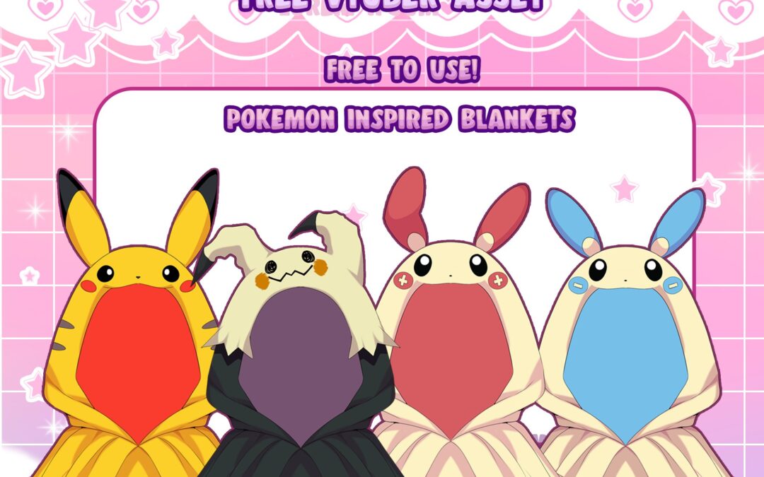 Pokemon inspired blanket